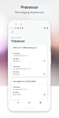 Min Læge android App screenshot 1